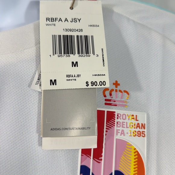 Adidas BELGIUM 22 AWAY JERSEY Size Medium - Picture 4 of 13